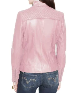 womens-light-pink-faux-leather-slim-fit-biker-jacket