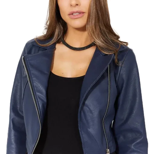 womens-navy-faux-leather-cropped-biker-jacket