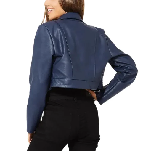 womens-navy-faux-leather-cropped-biker-jacket
