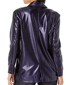womens-oversized-purple-faux-leather-blazer