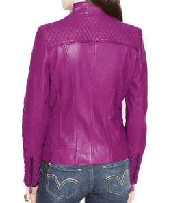 womens-pink-faux-leather-slim-fit-biker-jacket