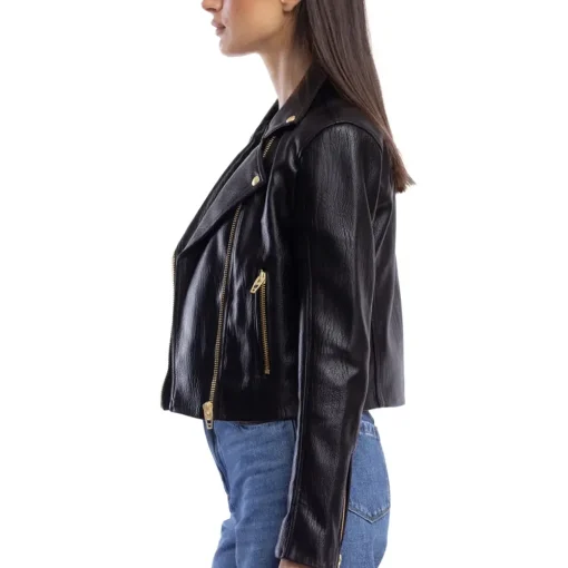 womens-regular-fit-black-faux-leather-biker-jacket