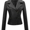 womens-slim-fit-black-faux-leather-moto-biker-jacket