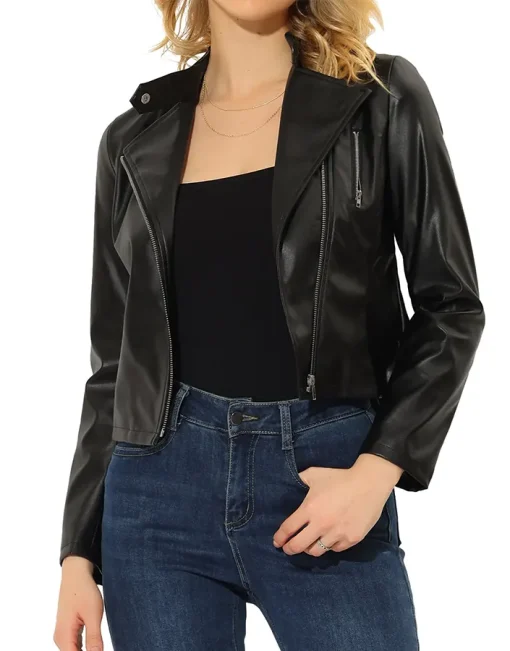 womens-slim-fit-zip-up-belted-black-faux-leather-jacket