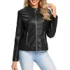womens-snap-collar-black-faux-leather-jacket