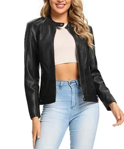 womens-snap-collar-black-faux-leather-slim-fit-jacket