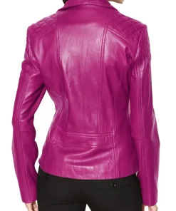 womens-stylish-pink-faux-leather-moto-biker-jacket