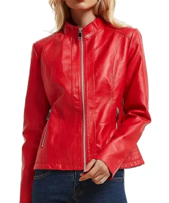 womens-red-faux-leather-moto-jacket