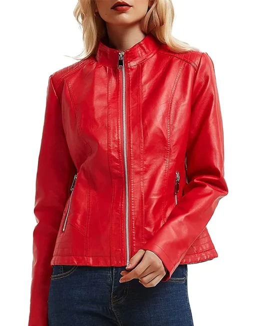 womens-red-faux-leather-moto-jacket