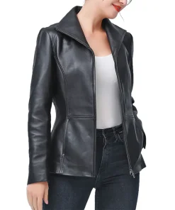 womens-wing-collar-black-faux-leather-jacket