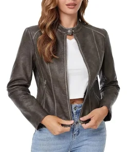 womens-zip-up-slim-fit-brown-faux-leather-jacket
