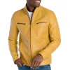 mens-yellow-faux-leather-hipster-jacket