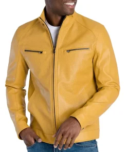 mens-yellow-faux-leather-hipster-jacket