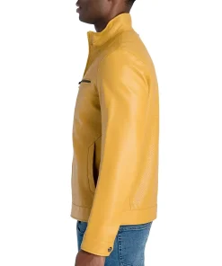 mens-yellow-faux-leather-hipster-jacket