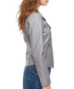 womens-elegant-grey-faux-leather-moto-jacket