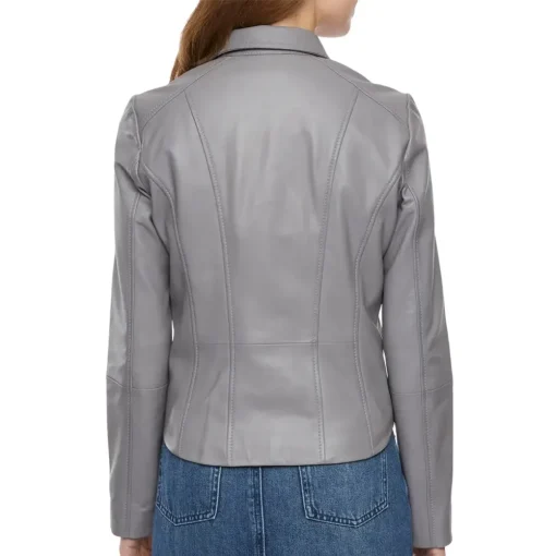 womens-elegant-grey-faux-leather-moto-jacket