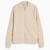 mens-beige-faux-leather-bomber-jacket