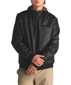 black-faux-leather-bomber-jacket-mens