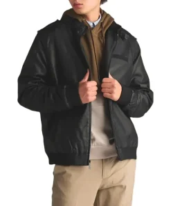 mens-black-bomber-jacket