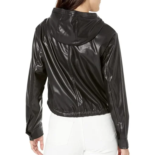 womens-black-faux-leather-hooded-bomber-jacket