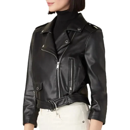 womens-casual-black-faux-leather-moto-jacket