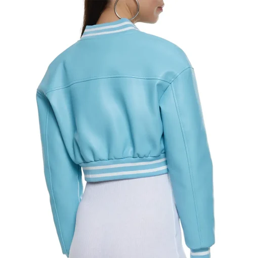 womens-cropped-light-blue-faux-leather-bomber-jacket