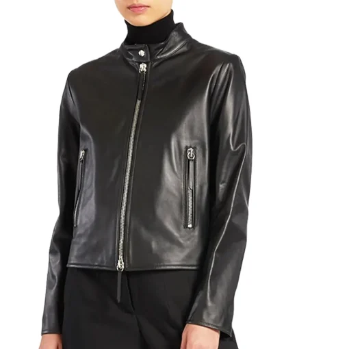 womens-high-neck-black-faux-leather-jacket