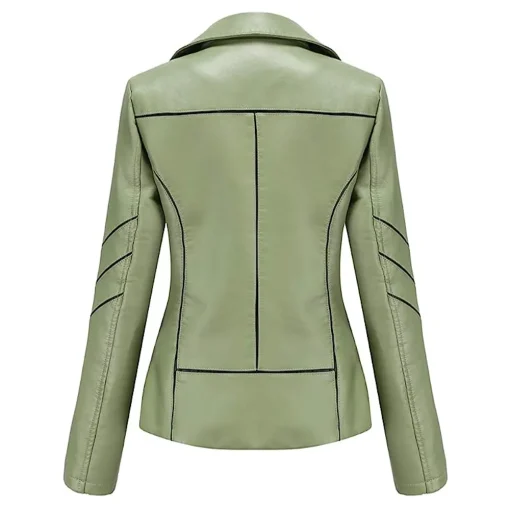 womens-lace-lines-green-faux-leather-jacket