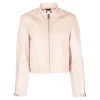 womens-light-pink-fitted-faux-leather-jacket