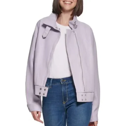 womens-lilac-faux-leather-bomber-jacket