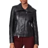womens-long-collar-black-faux-leather-biker-jacket