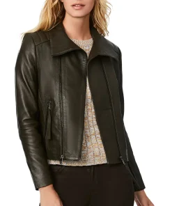 womens-long-collar-olive-faux-leather-biker-jacket