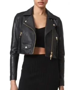 womens-long-sleeve-black-faux-leather-biker-jacket