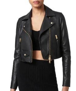 womens-long-sleeve-black-faux-leather-biker-jacket