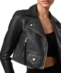 womens-long-sleeve-black-faux-leather-biker-jacket