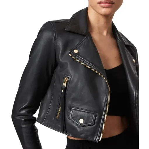 womens-long-sleeve-black-faux-leather-biker-jacket