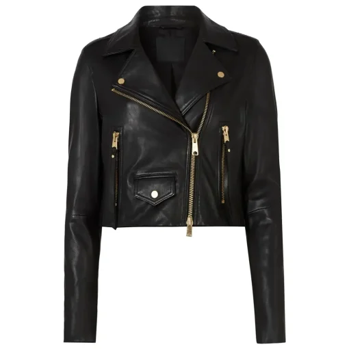 womens-long-sleeve-black-faux-leather-biker-jacket