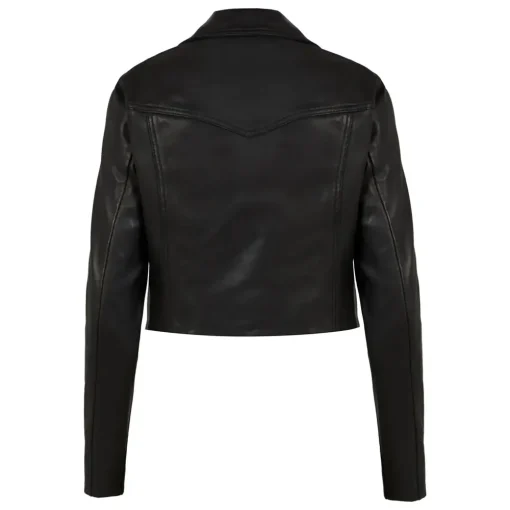 womens-long-sleeve-black-faux-leather-biker-jacket