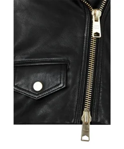 womens-long-sleeve-black-faux-leather-biker-jacket