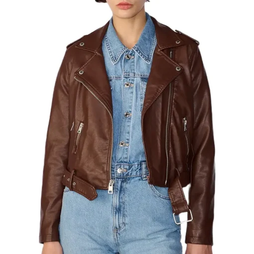 womens-moto-chocolate-brown-belted-faux-leather-jacket