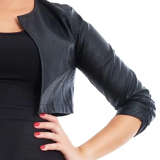 womens-open-front-black-faux-leather-cropped-jacket