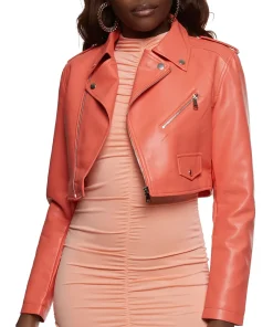 womens-orange-faux-leather-cropped-moto-jacket