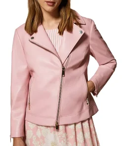 womens-pink-faux-leather-moto-jacket