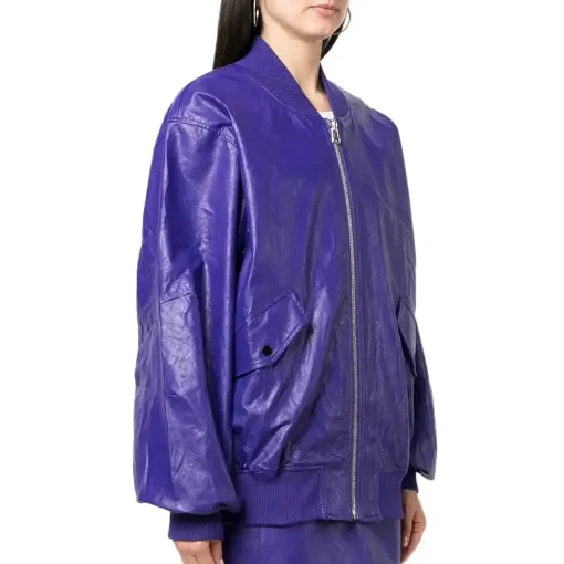 purple-faux-leather-jacket