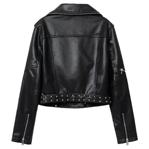 womens-rivet-belt-black-faux-leather-jacket