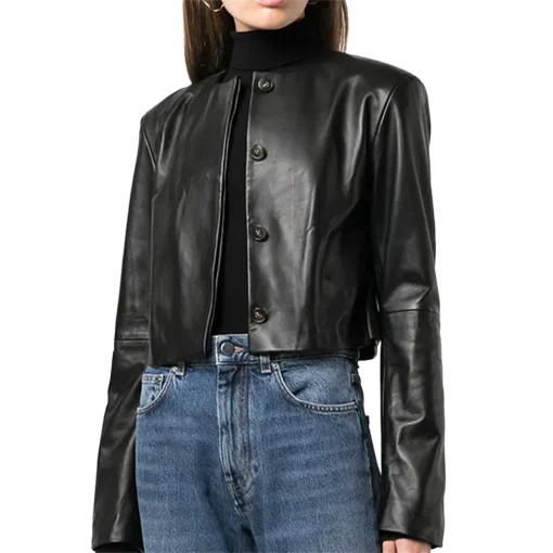 womens-round-collar-black-faux-leather-jacket