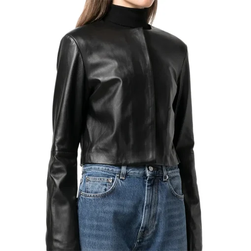 womens-round-collar-black-faux-leather-jacket