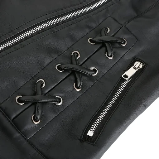 womens-slim-fit-black-faux-leather-zip-up-jacket