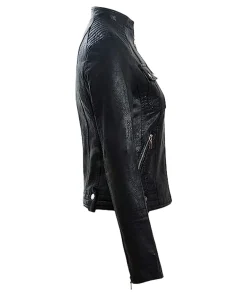 womens-vintage-black-faux-leather-jacket