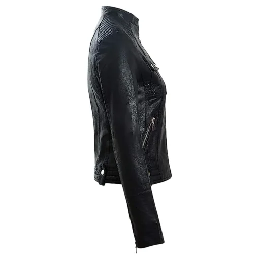 womens-vintage-black-faux-leather-jacket